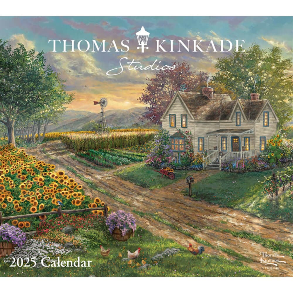 Image of Kinkade Painter of Light 2025 Wall Calendar