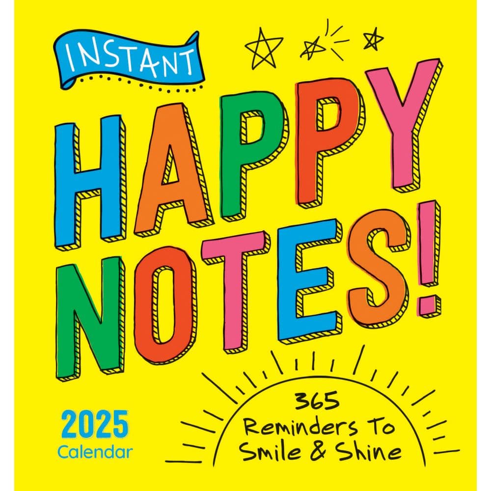 Image of Instant Happy Notes 2025 Desk Calendar