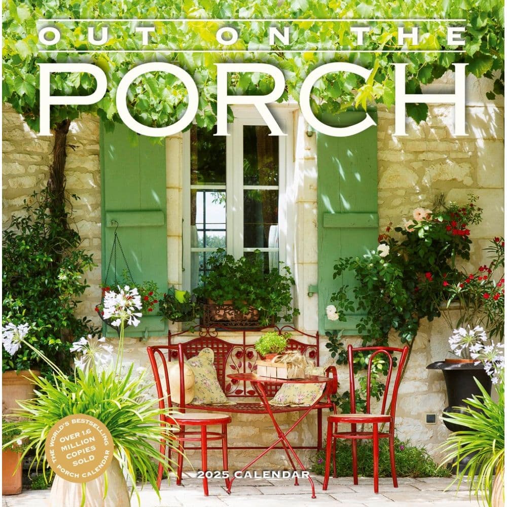 Image of Out On The Porch 2025 Wall Calendar