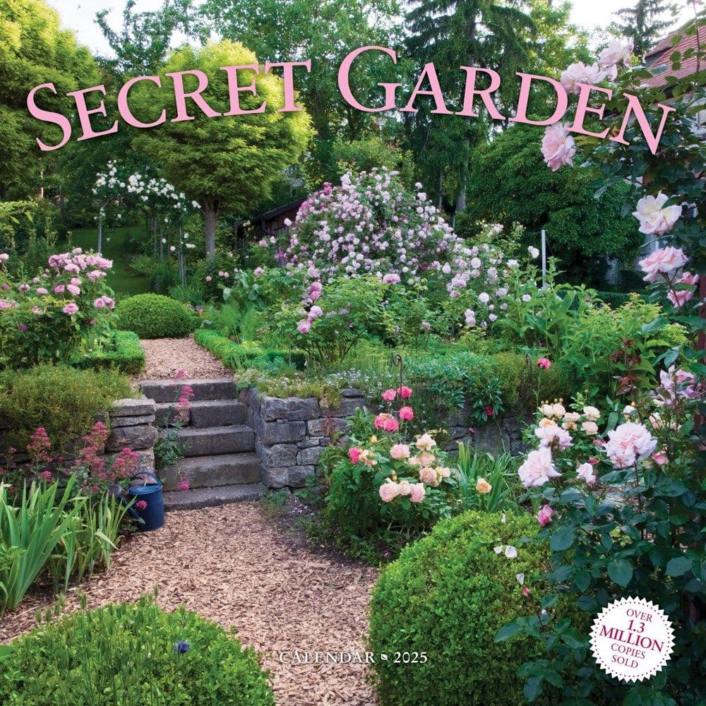 Image of Secret Garden 2025 Wall Calendar