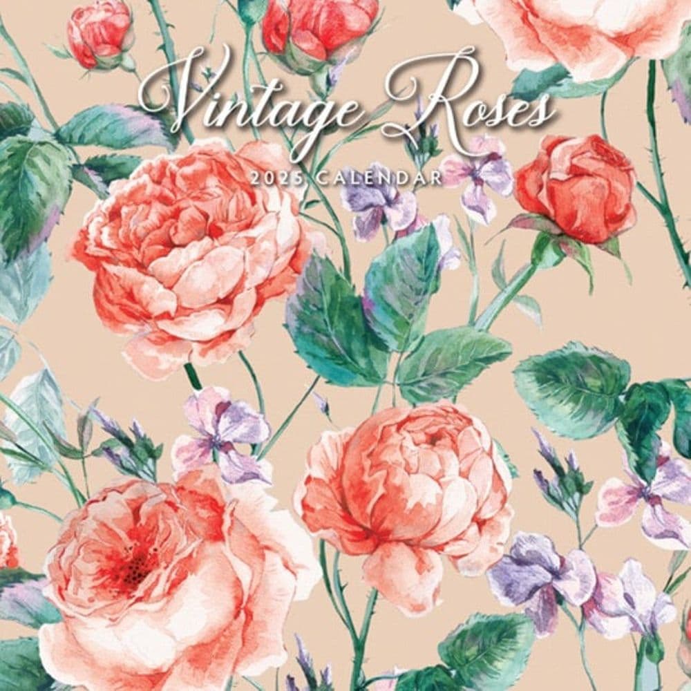 Image of Vintage Roses 2025 Wall Calendar