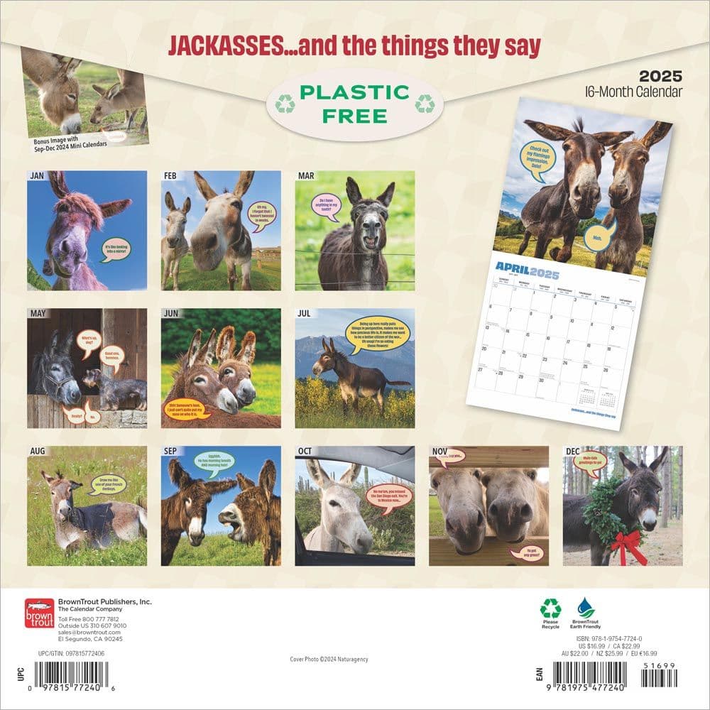 Jackasses 2025 Wall Calendar First Alternate Image width=&quot;1000&quot; height=&quot;1000&quot;