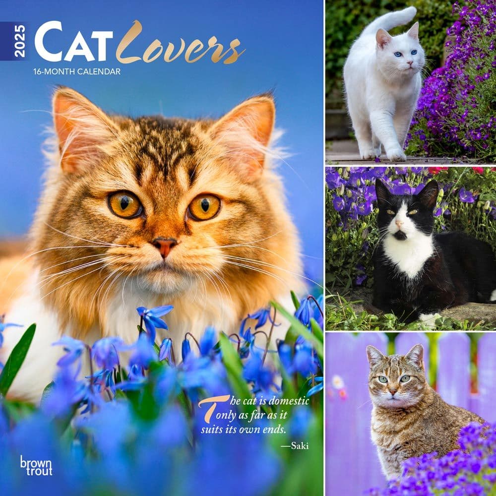 Image of Cat Lovers 2025 Wall Calendar