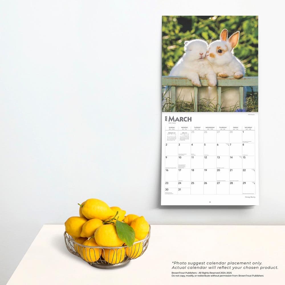 Honey Bunny 2025 Wall Calendar Fourth Alternate Image width=&quot;1000&quot; height=&quot;1000&quot;