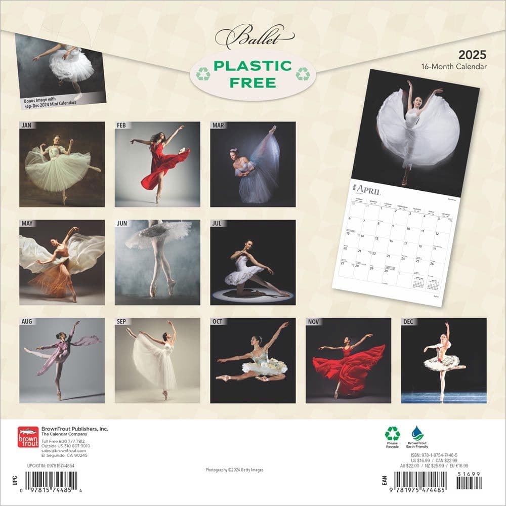 Ballet 2025 Wall Calendar First Alternate Image width=&quot;1000&quot; height=&quot;1000&quot;