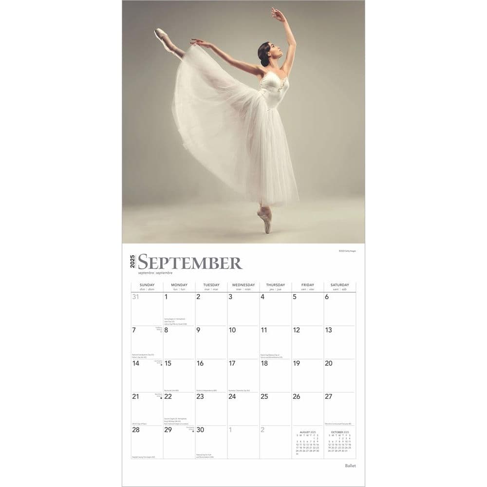 Ballet 2025 Wall Calendar Third Alternate Image width=&quot;1000&quot; height=&quot;1000&quot;