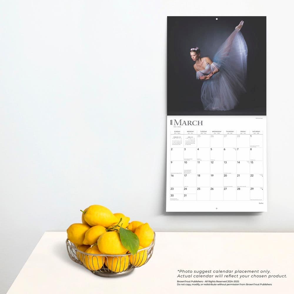 Ballet 2025 Wall Calendar Fourth Alternate Image width=&quot;1000&quot; height=&quot;1000&quot;