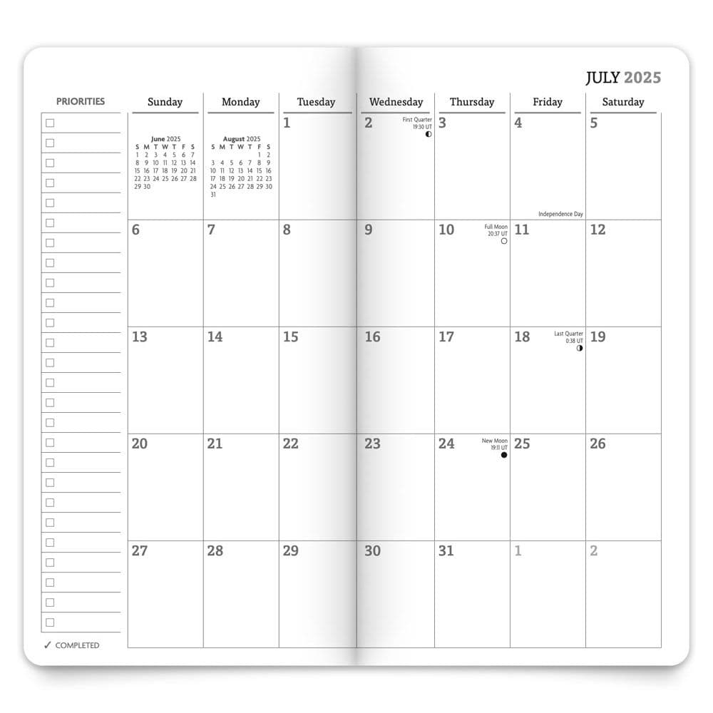 Black View Point 2 Year 2025 Pocket Planner Third Alternate Image width=&quot;1000&quot; height=&quot;1000&quot;