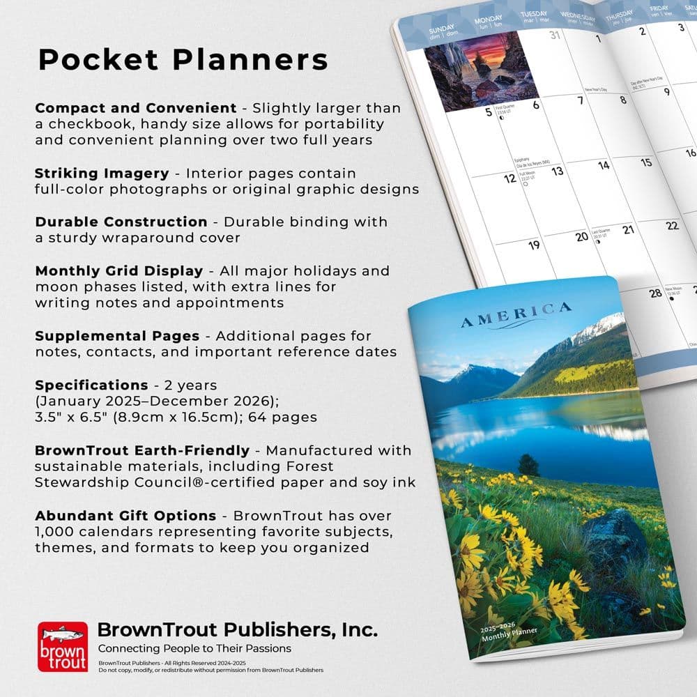 America 2 Year 2025 Pocket Planner Seventh Alternate Image width=&quot;1000&quot; height=&quot;1000&quot;