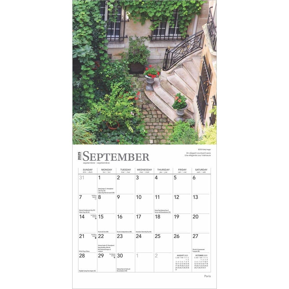 Paris 2025 Mini Wall Calendar Third Alternate Image width=&quot;1000&quot; height=&quot;1000&quot;