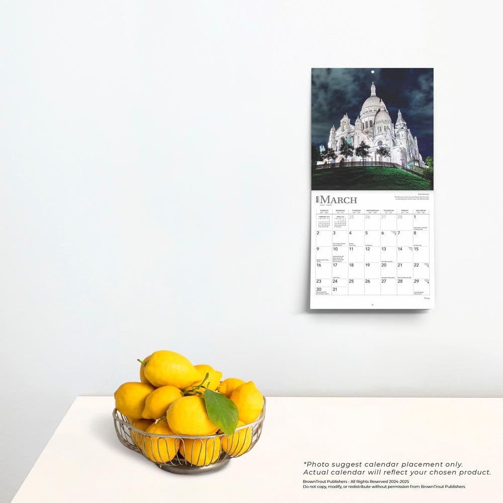 Paris 2025 Mini Wall Calendar Fourth Alternate Image width=&quot;1000&quot; height=&quot;1000&quot;