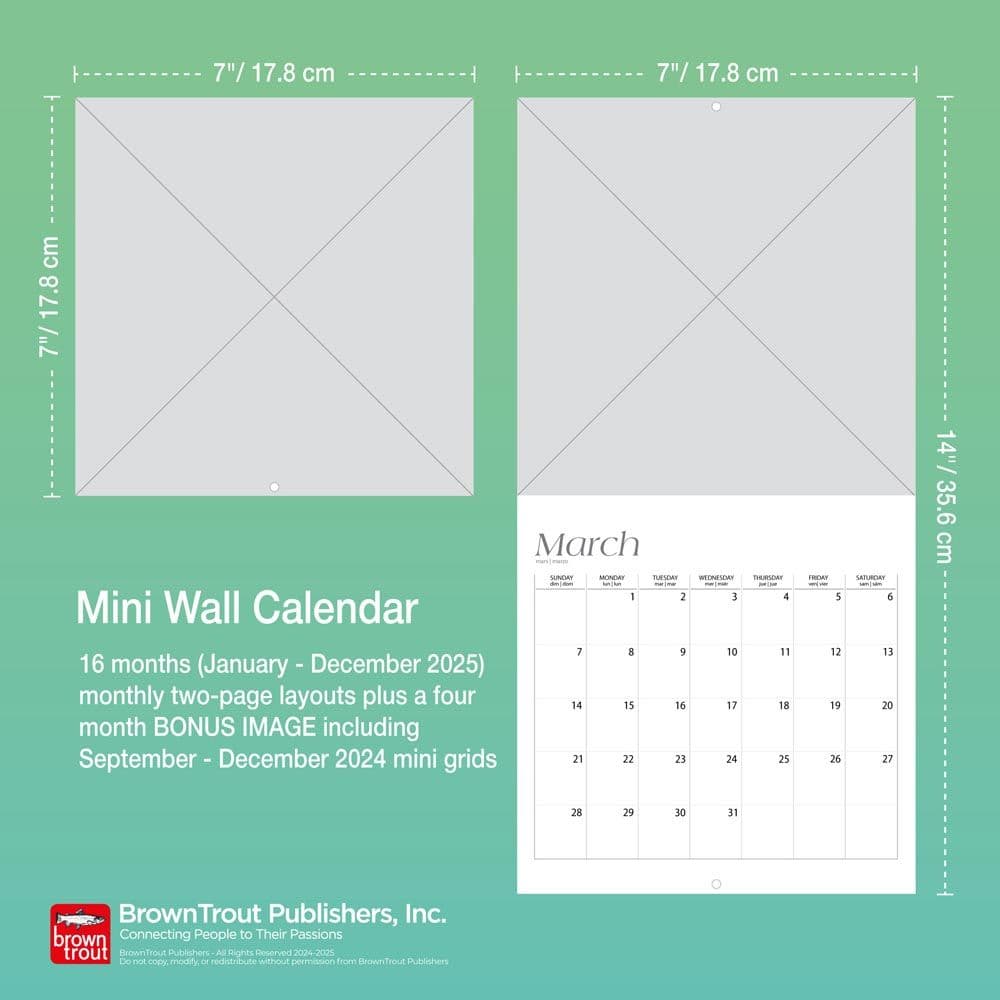 Paris 2025 Mini Wall Calendar Sixth Alternate Image width=&quot;1000&quot; height=&quot;1000&quot;