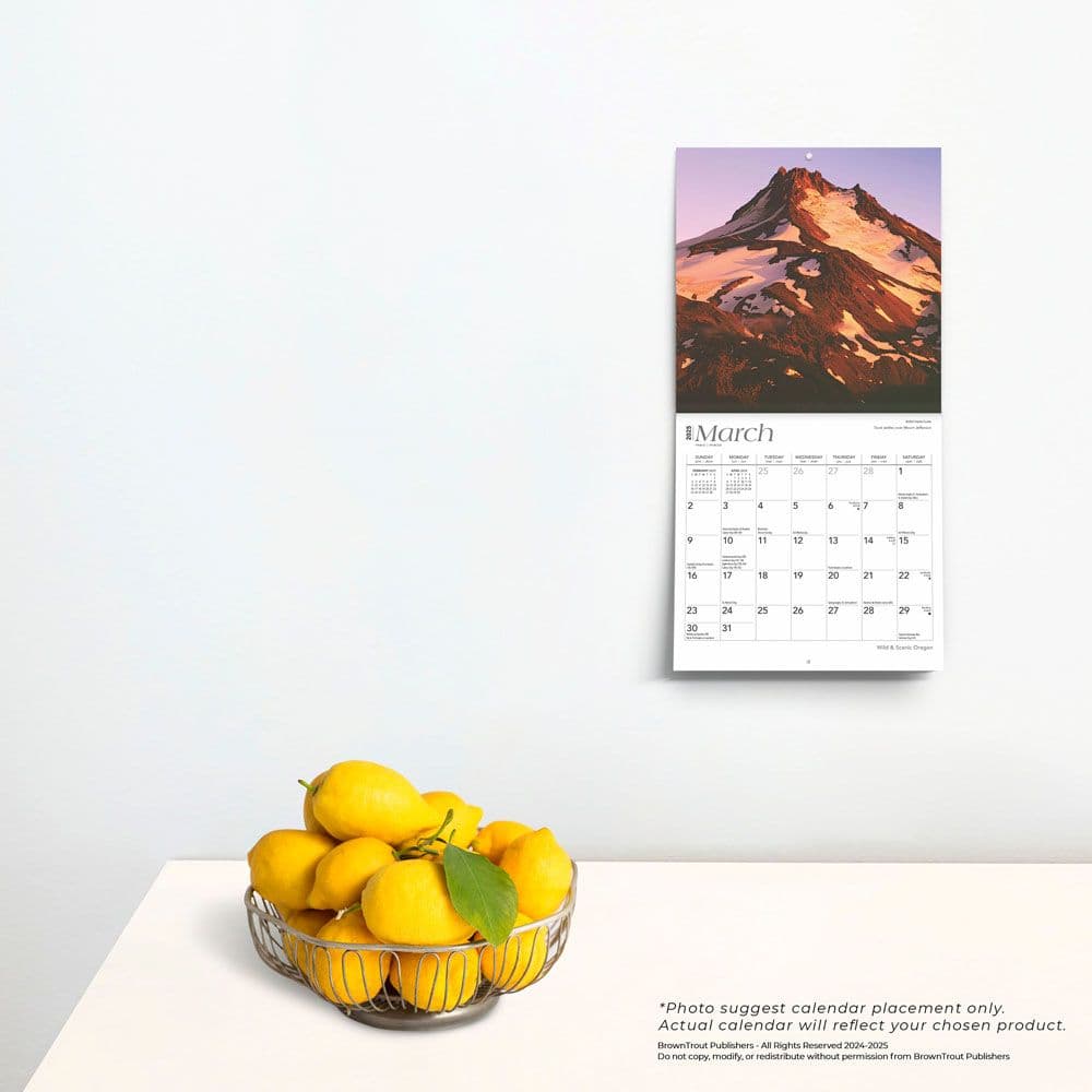 Oregon 2025 Mini Wall Calendar Fourth Alternate Image width=&quot;1000&quot; height=&quot;1000&quot;