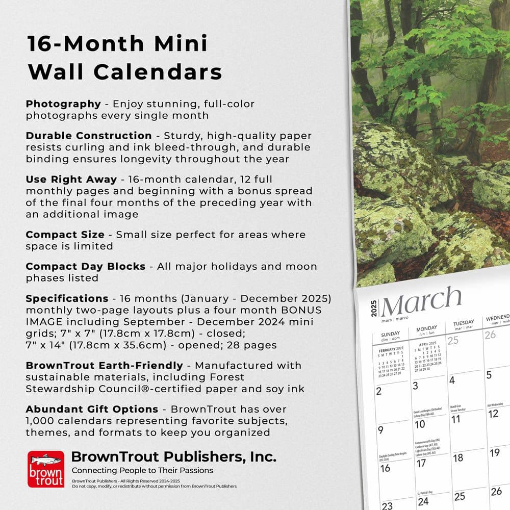 Virginia 2025 Mini Wall Calendar Fifth Alternate Image width=&quot;1000&quot; height=&quot;1000&quot;