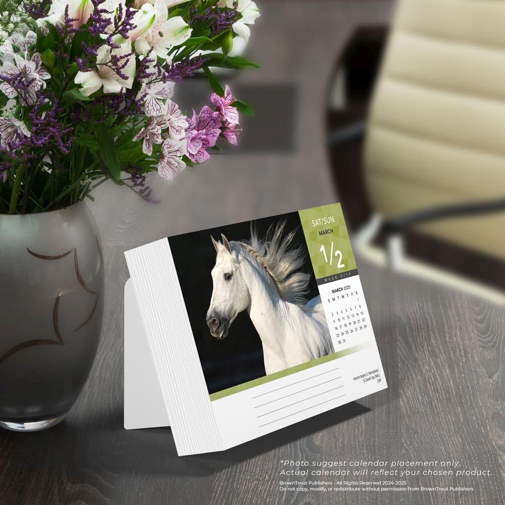 Horse Lovers 2025 Desk Calendar Third Alternate Image width=&quot;1000&quot; height=&quot;1000&quot;