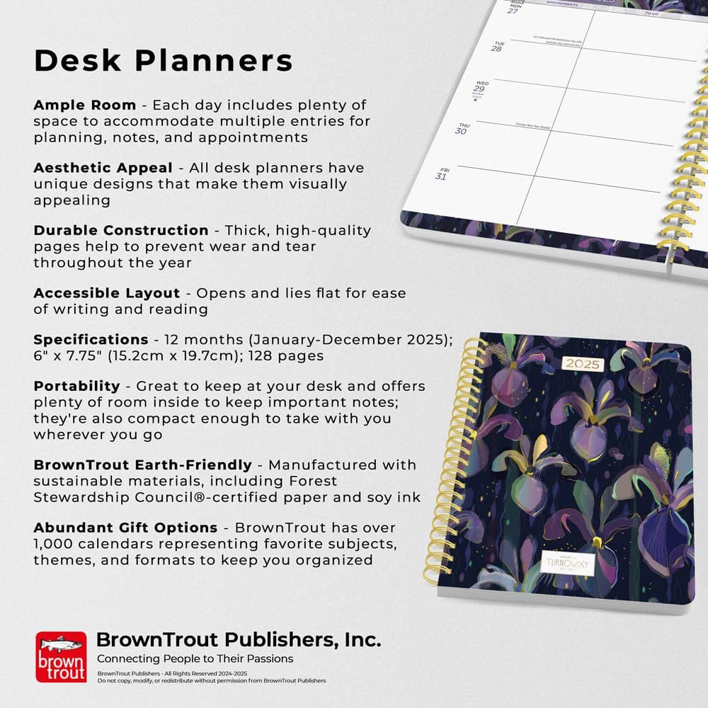 Turnowsky Bohemian Weekly 2025 Planner Fifth Alternate Image width=&quot;1000&quot; height=&quot;1000&quot;