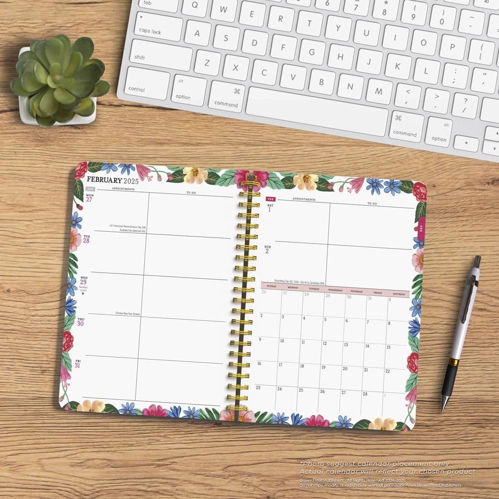 Bonnie Marcus Foil Desk 2025 Planner Fourth Alternate Image width=&quot;1000&quot; height=&quot;1000&quot;