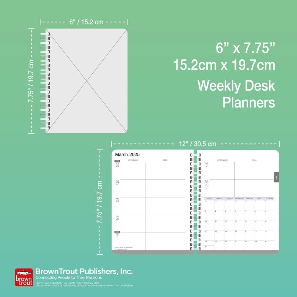 Bonnie Marcus Foil Desk 2025 Planner Sixth Alternate Image width=&quot;1000&quot; height=&quot;1000&quot;