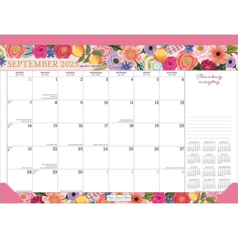 Year to Bloom by Bonnie Marcus 2025 Desk Pad Second Alternate Image width="1000" height="1000"