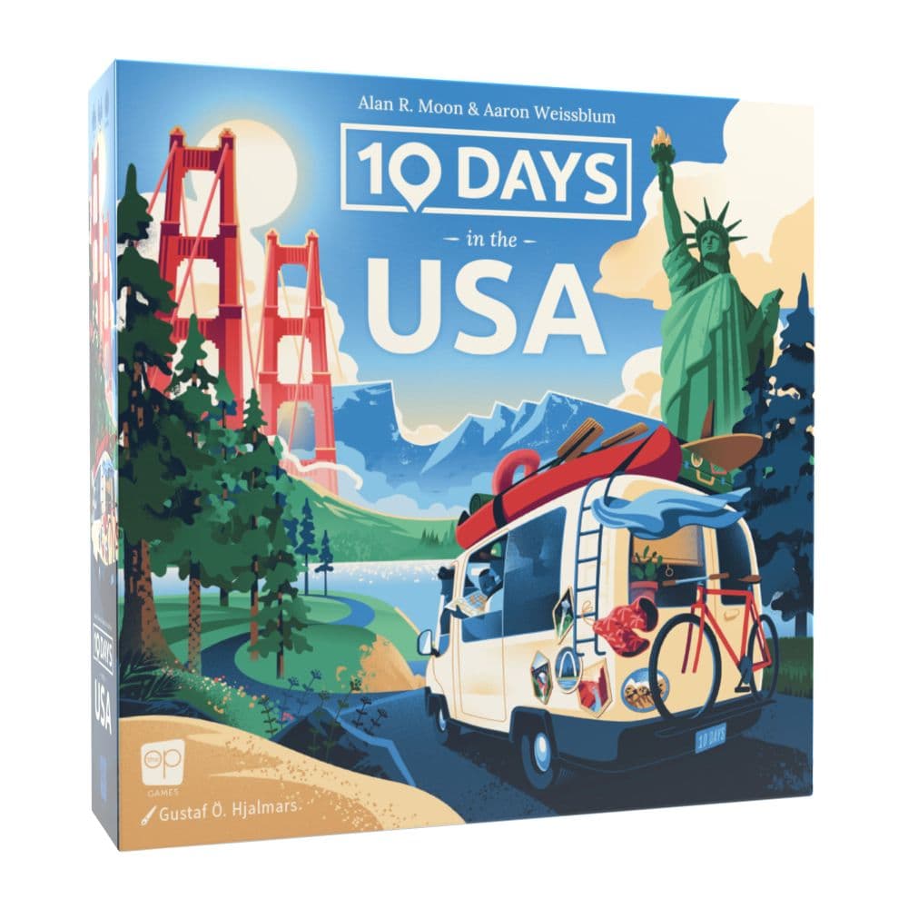 10 Days In The USA Board Game Main Image