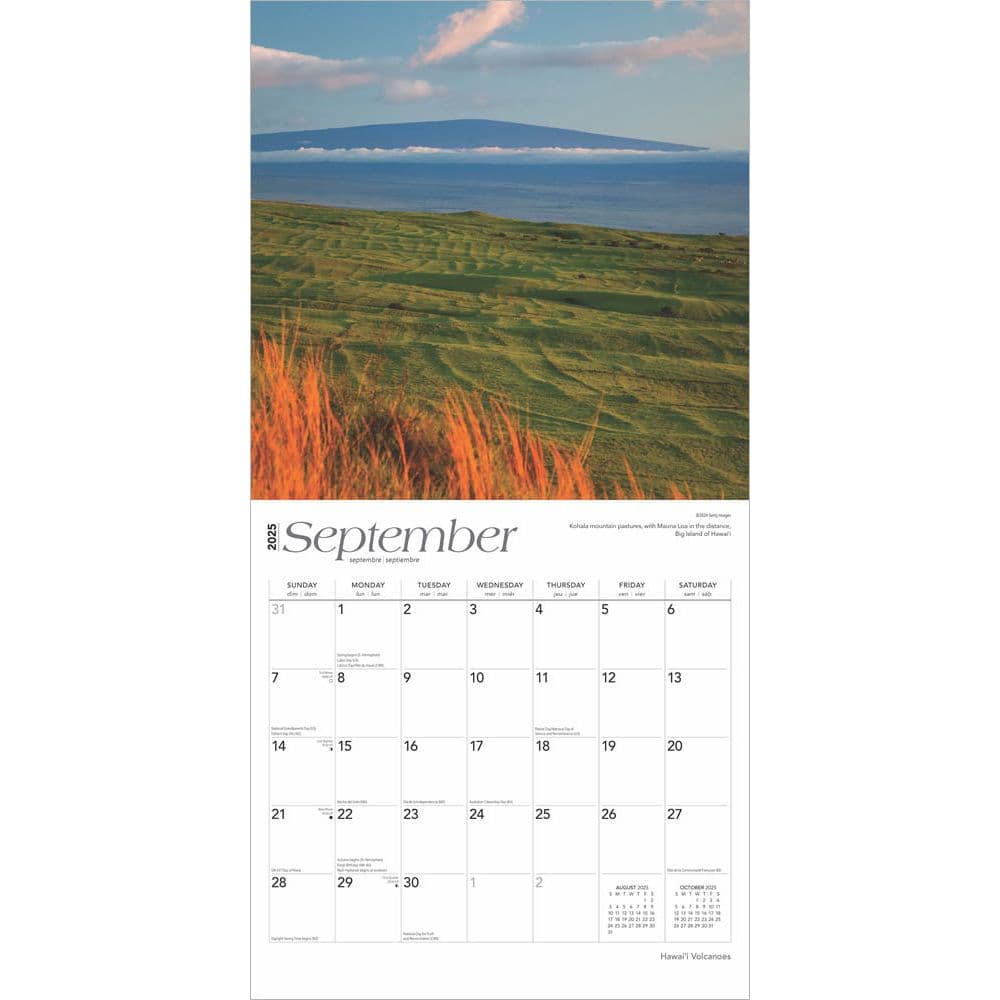 Hawaii Volcanoes 2025 Wall Calendar Third Alternate Image width=&quot;1000&quot; height=&quot;1000&quot;