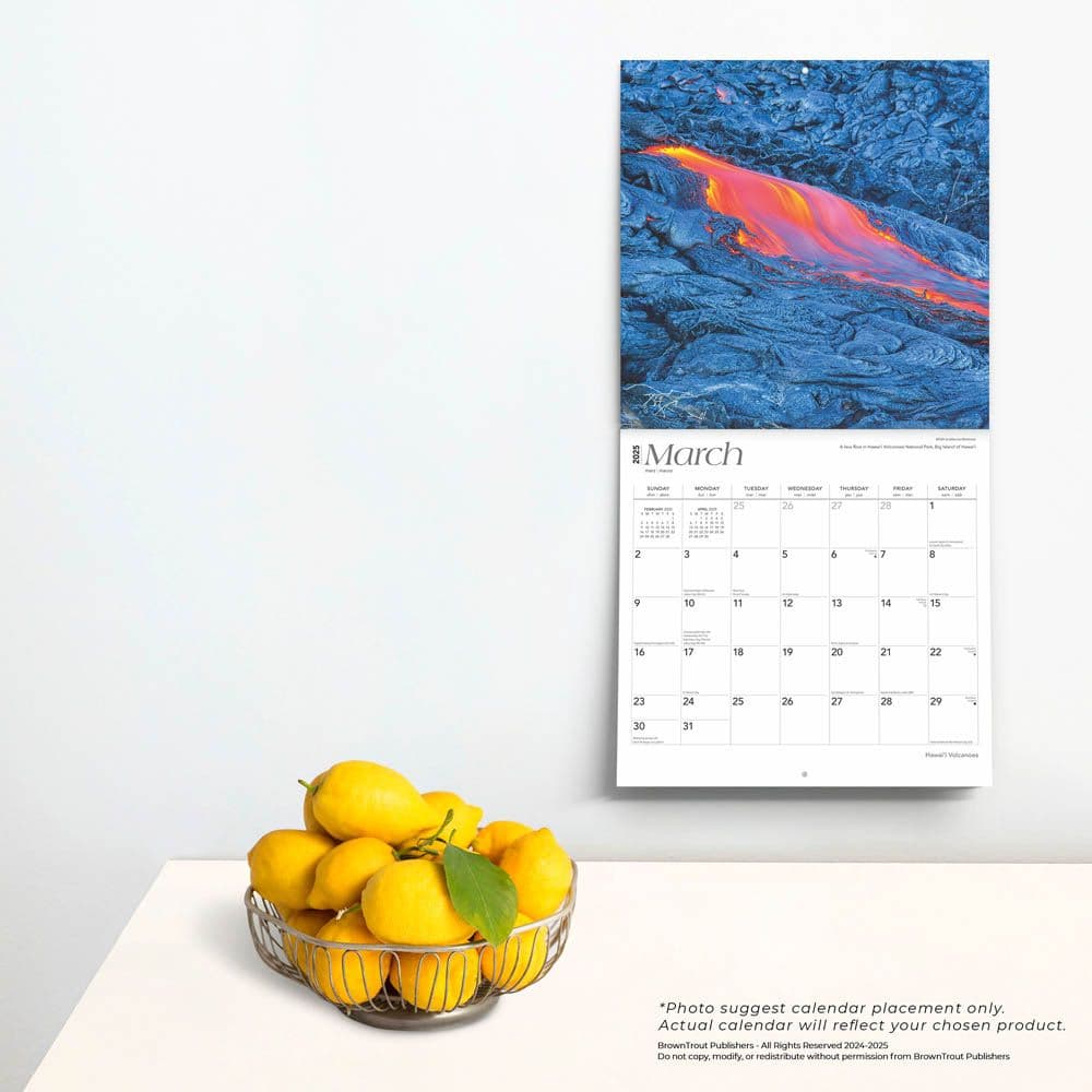 Hawaii Volcanoes 2025 Wall Calendar Fourth Alternate Image width=&quot;1000&quot; height=&quot;1000&quot;