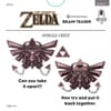 image Legend of Zelda Hyrule Crest Hanayama Brain Teaser First Alternate Image
