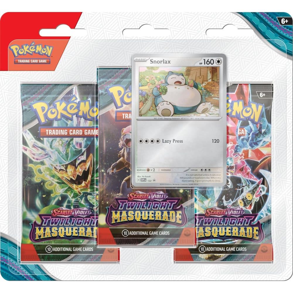 image Pokemon Twilight Masque 3 Pack Booster Cards Main Image