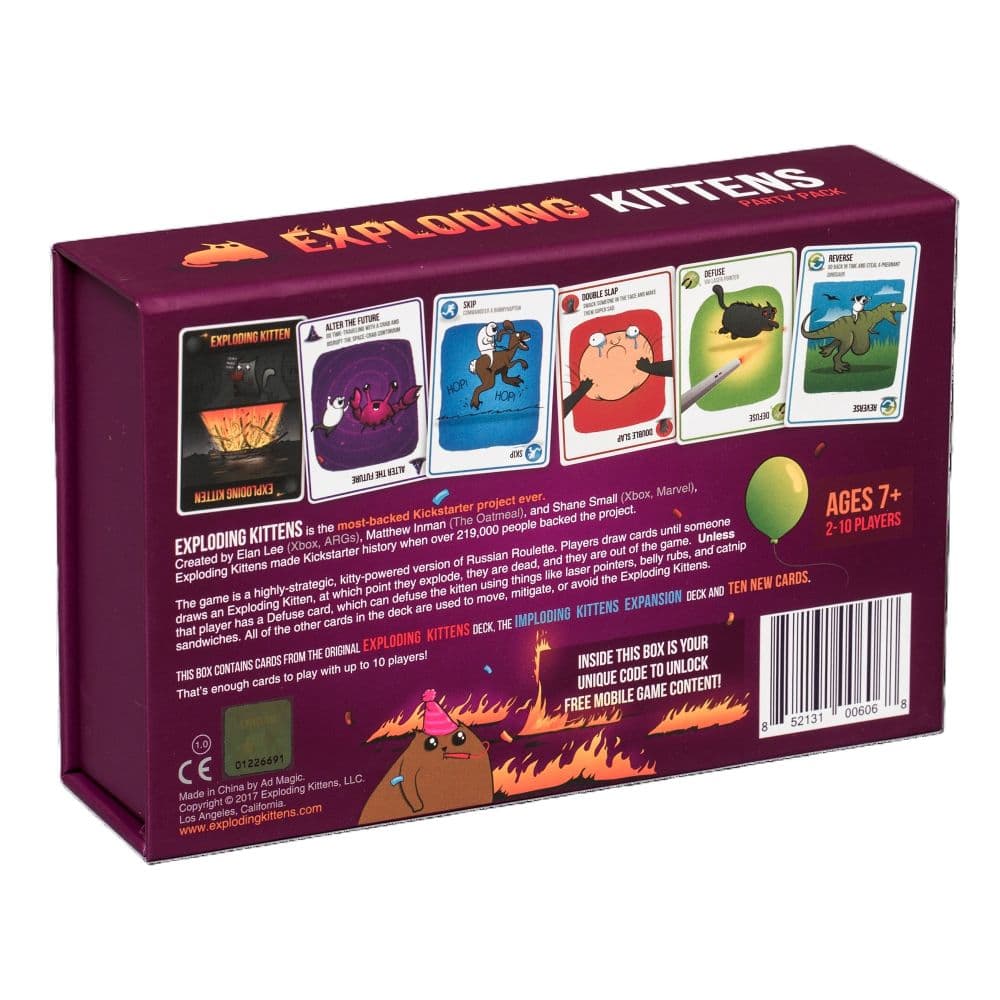 Exploding Kittens Party Pack Card Game Third Alternate Image