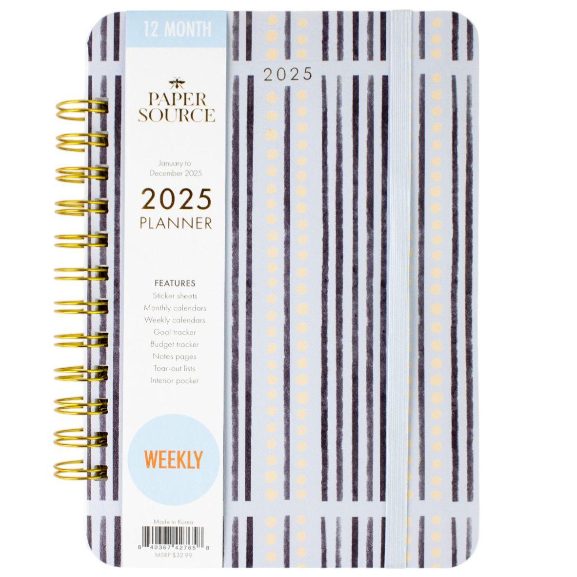 Image of Simplistic Lines 2025 Weekly Planner