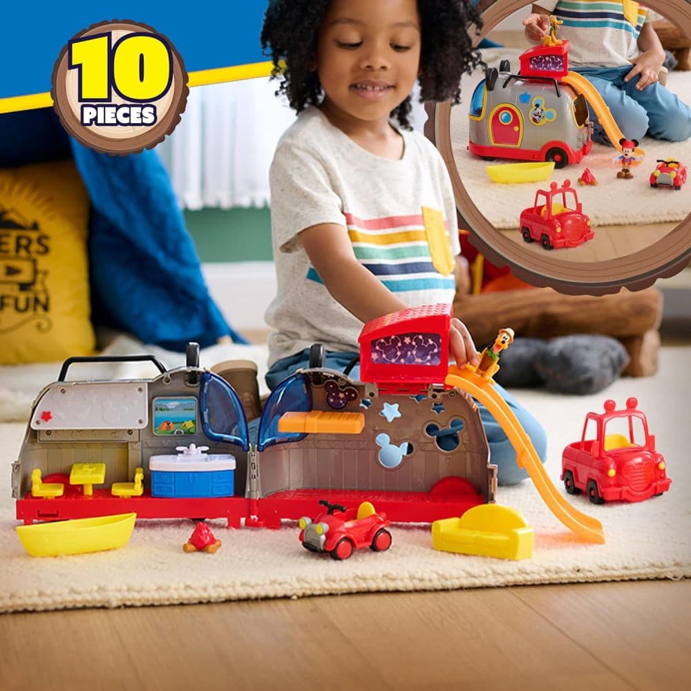Mickey Outdoor Adventer Camper Playset First Alternate Image