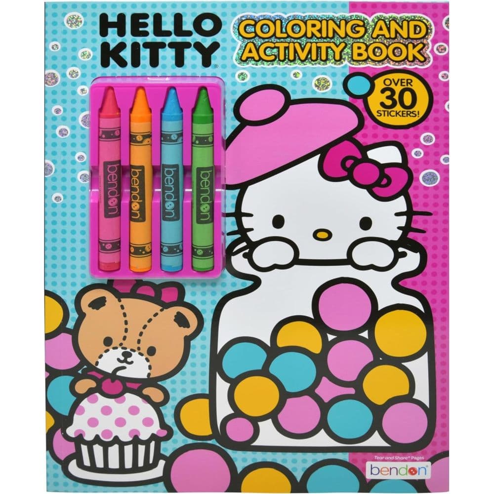 image Hello Kitty Coloring &amp; Activity Book with Crayons Main Product Image