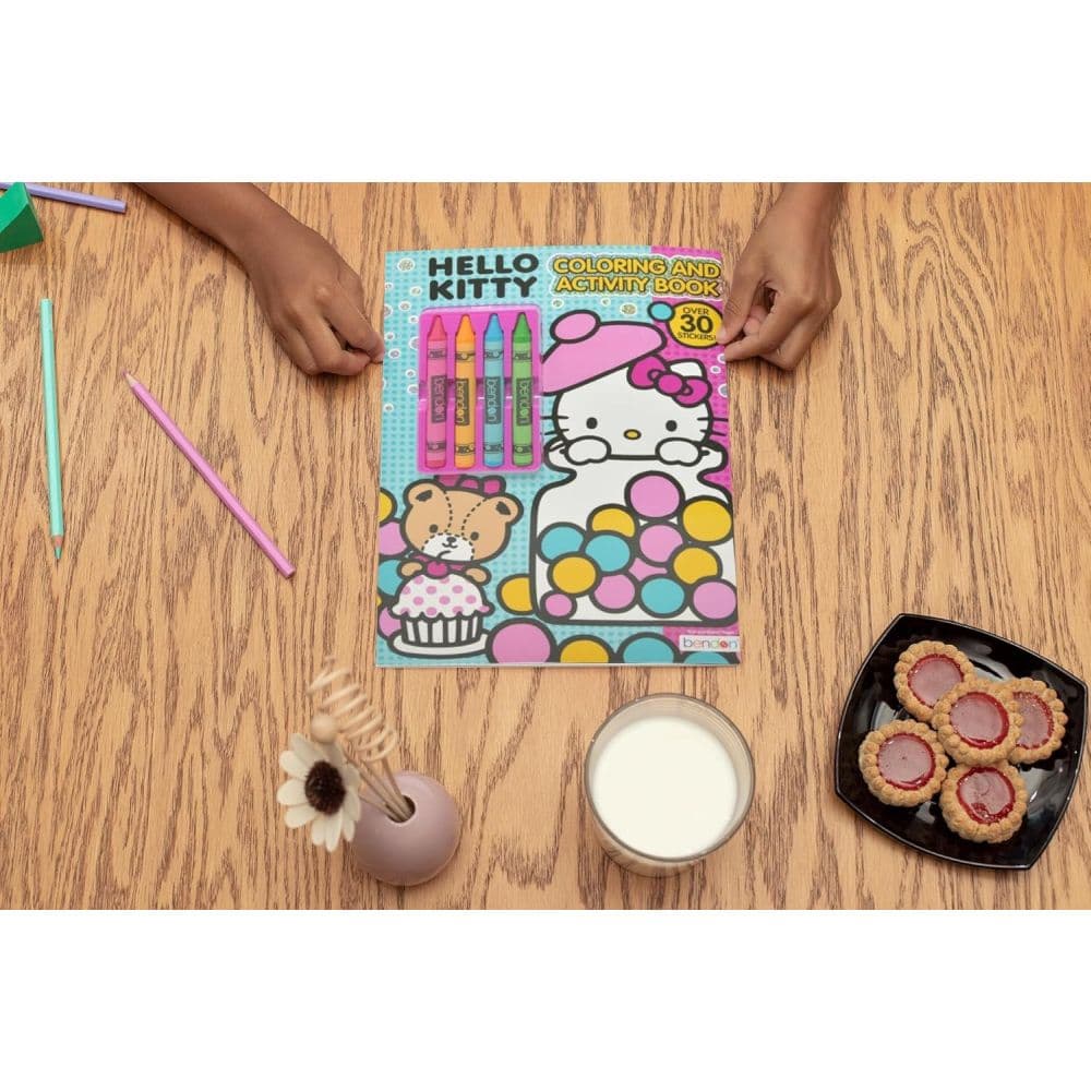 Hello Kitty Coloring &amp; Activity Book with Crayons Third Alternate Image