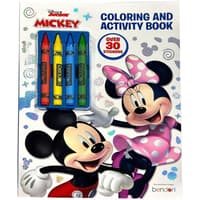 image Disney Mickey Mouse Coloring &amp; Activity Book with Crayons Main Product Image