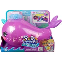 image Polly Pocket Sparkle Cove Narwhal Boat Playset Main Image
