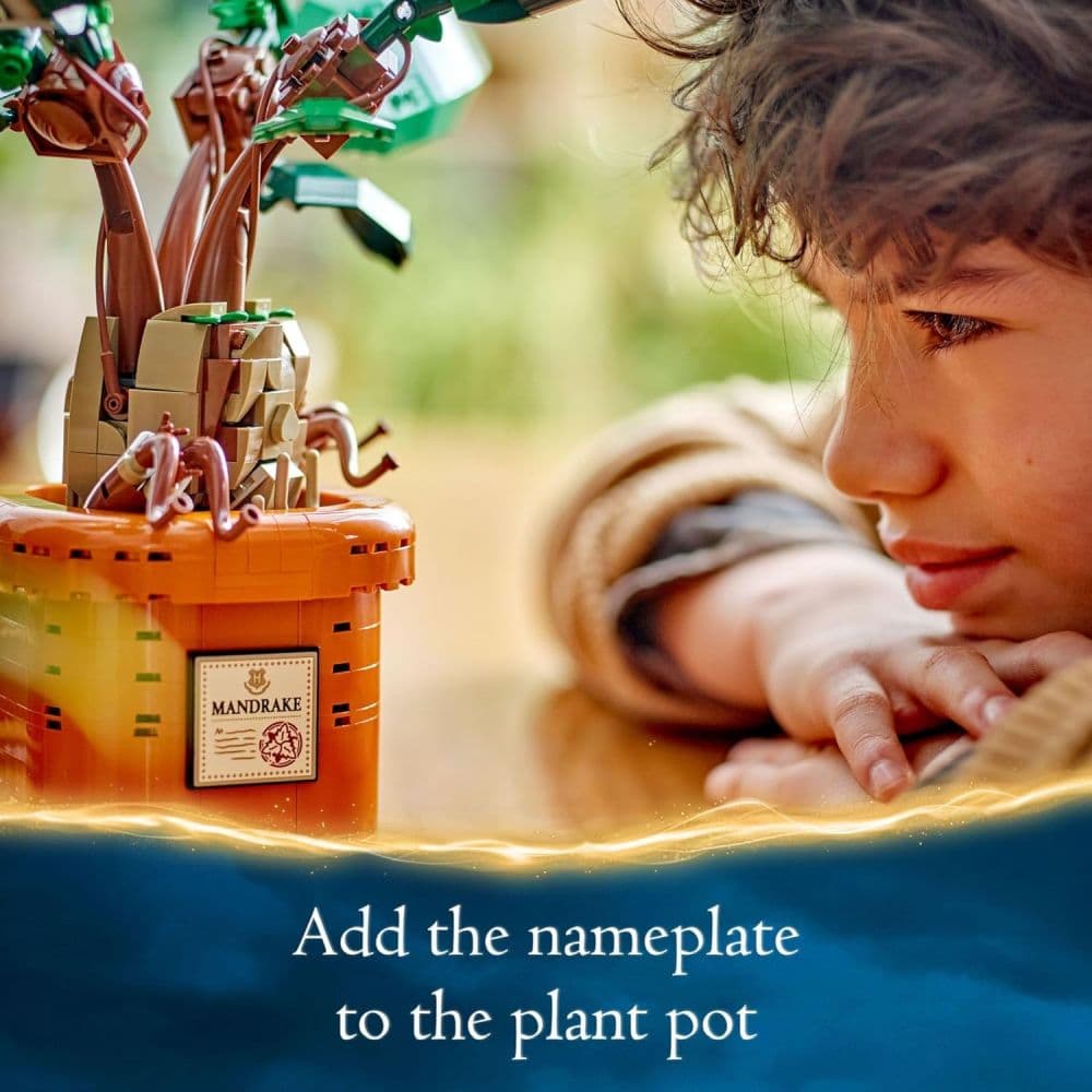 LEGO Harry Potter Mandrake Figure &amp; Pot Plant Toy Sixth Alternate Image