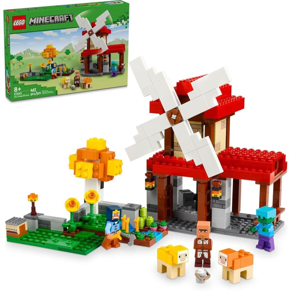 LEGO Minecraft Windmill Farm Building Set Main Image