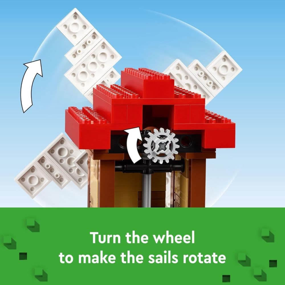 LEGO Minecraft Windmill Farm Building Set Second Alternate Image