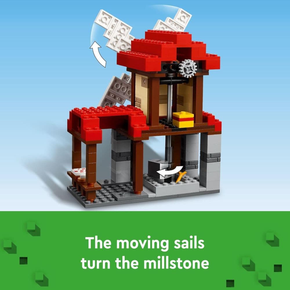 LEGO Minecraft Windmill Farm Building Set Third Alternate Image