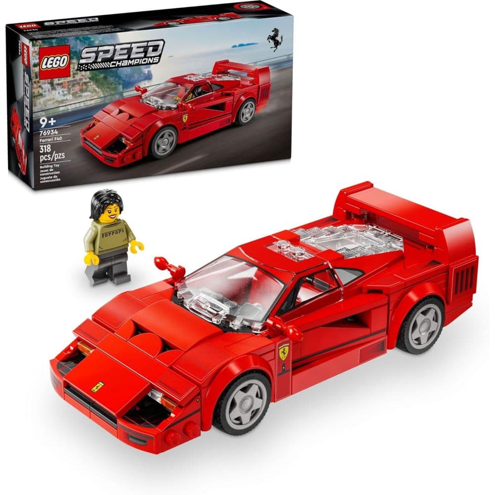 LEGO Ferrari F40 Speed Champions Building Set Main Image