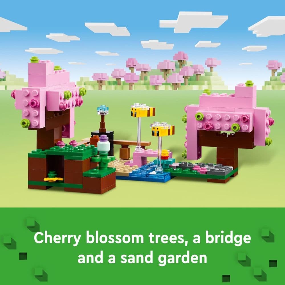 LEGO Minecraft Cherry Blossom Garden Building Set Second Alternate Image