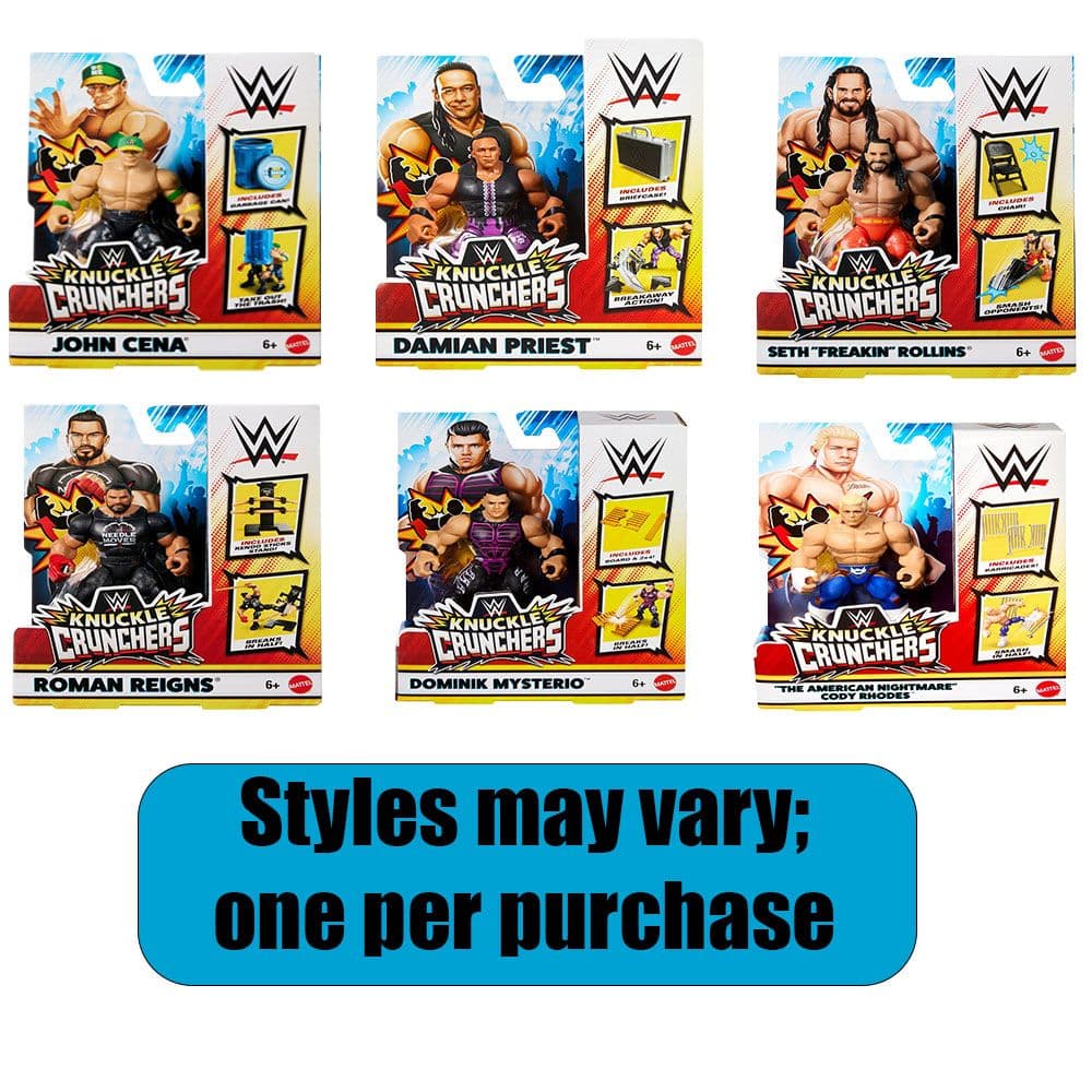 WWE Knuckle Crunchers - Style May Vary Eighth Alternate Image