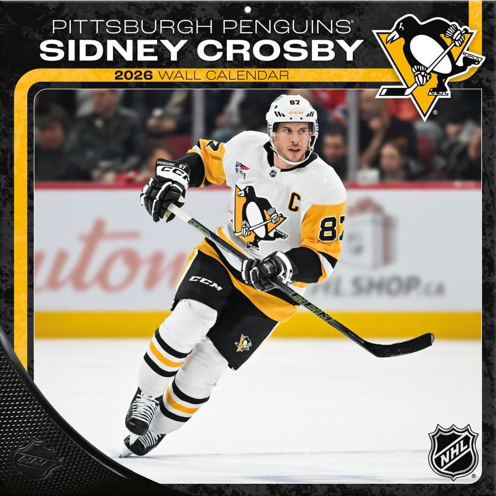 NHL Sidney Crosby 2026 Wall Calendar Main Product Image