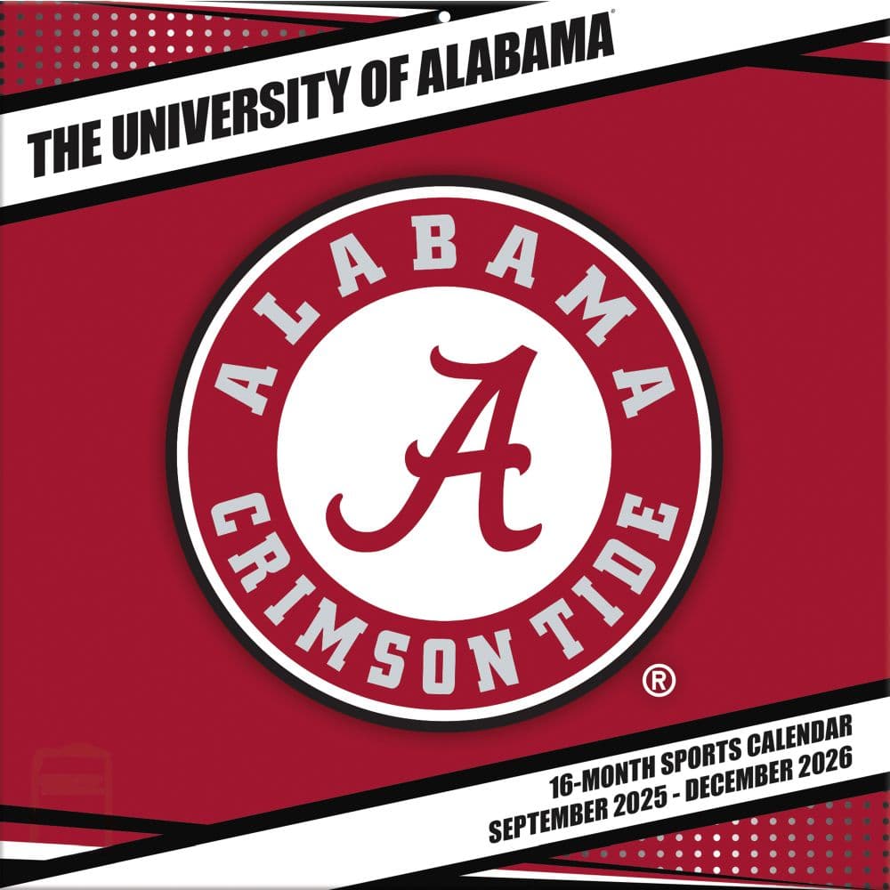 NCAA Alabama Crimson Tide 2026 Wall Calendar - Calendars.com NCAA Alabama Crimson Tide 2026 Wall Calendar - Calendars.com