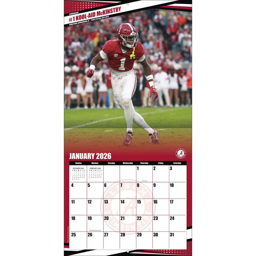 COL Alabama Crimson Tide Wall Third Alternate Image