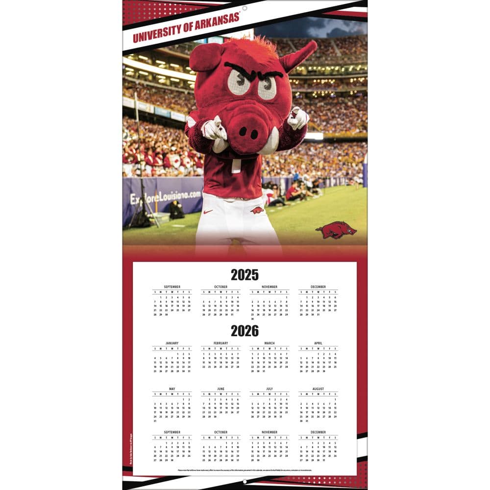 COL Arkansas Razorbacks Wall Second Alternate Image