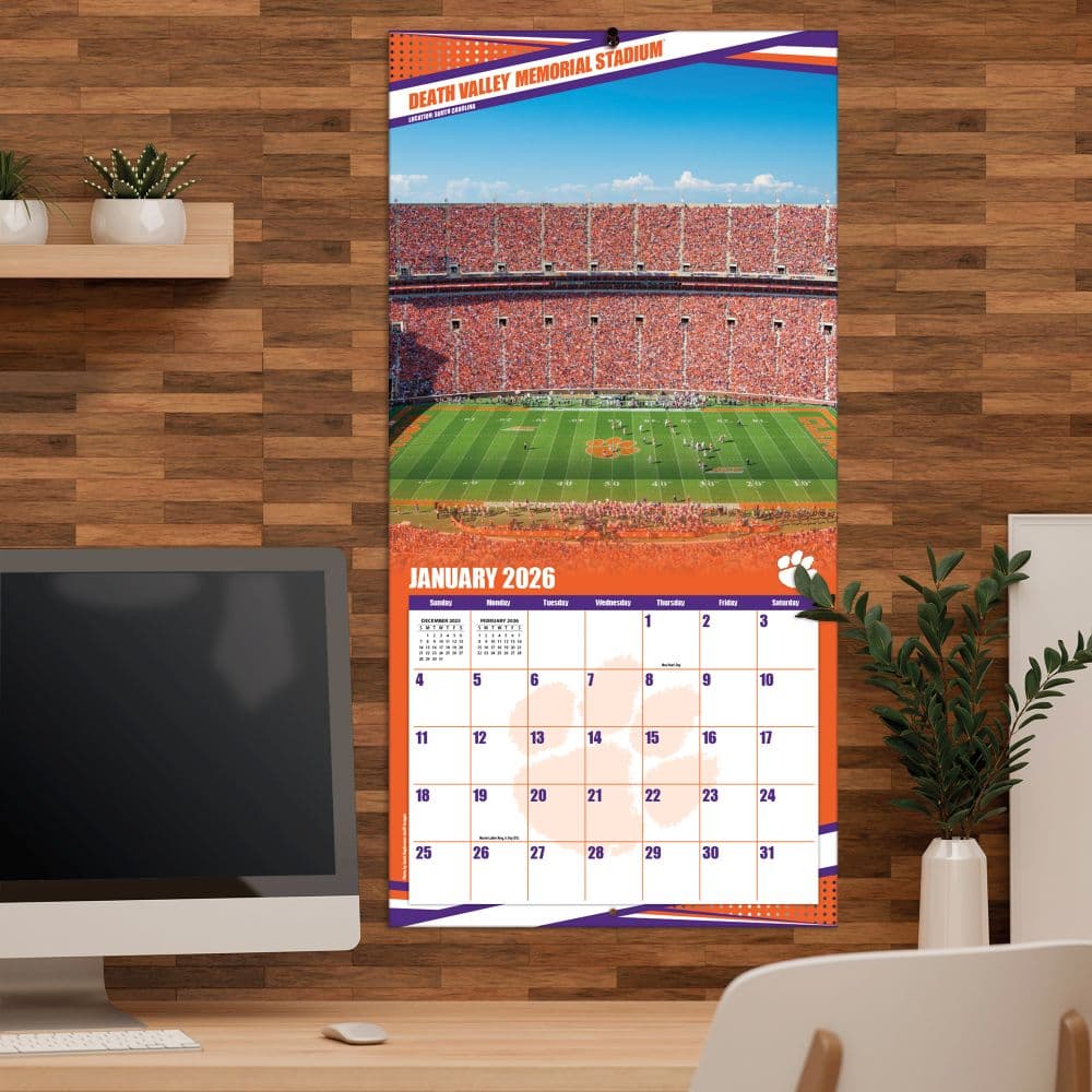 COL Clemson Tigers Wall Fifth Alternate Image