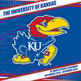 University of Kansas Jayhawks 2026 Wall Calendar