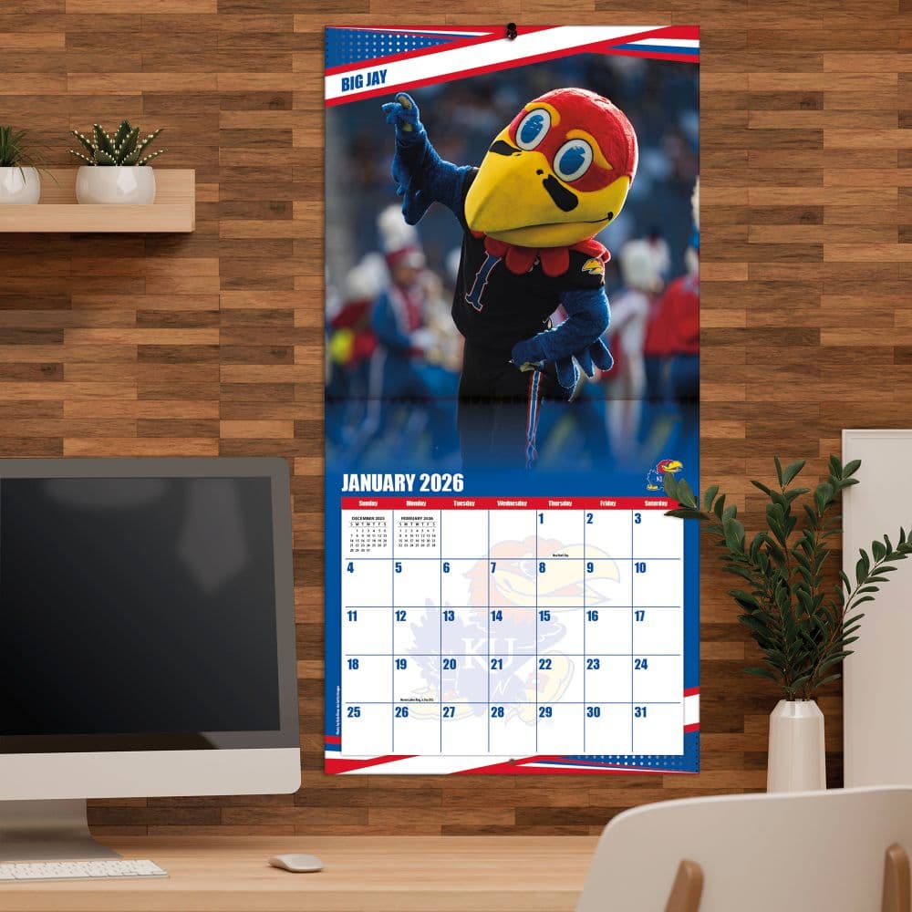 COL Kansas Jayhawks Wall Fifth Alternate Image