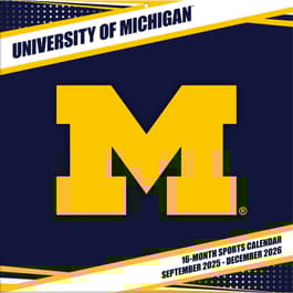 Michigan Wolverines 2026 Wall Calendar